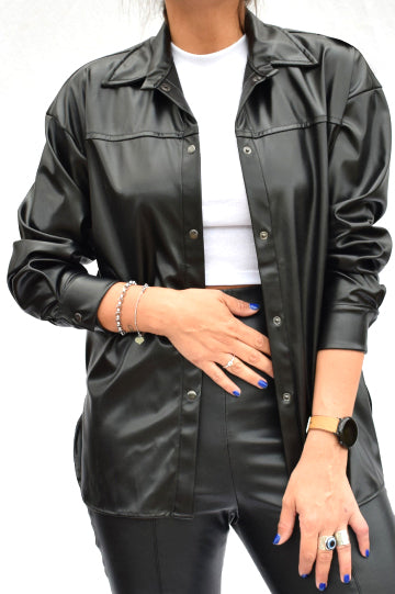 CAMISA ECO CUERO