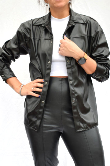 CAMISA ECO CUERO