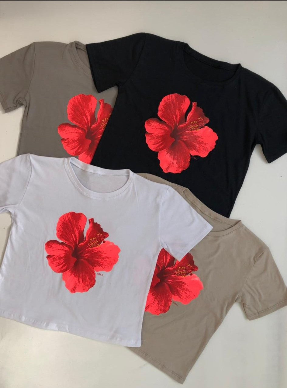 REMERA FLOR